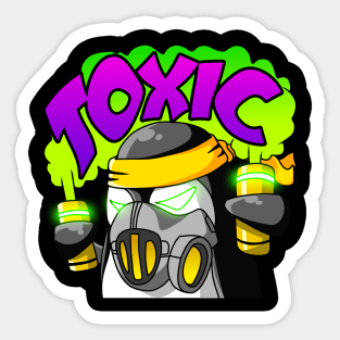 Toxic Penguin Sticker